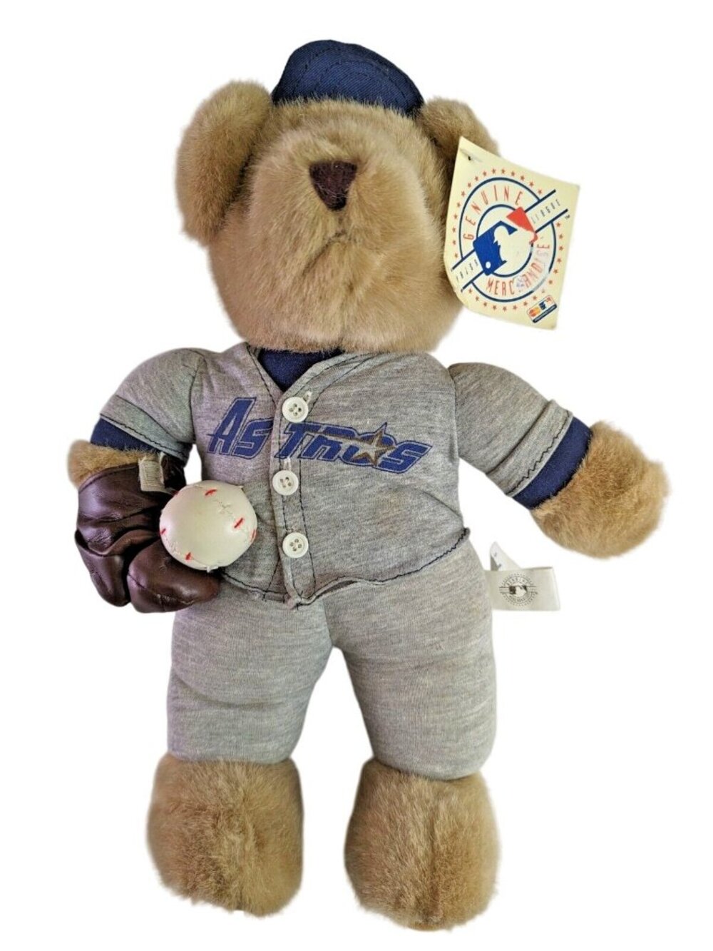 MLB Baseball Houston Astros Mascot Baseball Plush Doll Figure Nanco Glove Ball